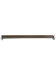 Positano Smoke Acrylic Cabinet Pull - 12 1/2 inch Center-to-Center.